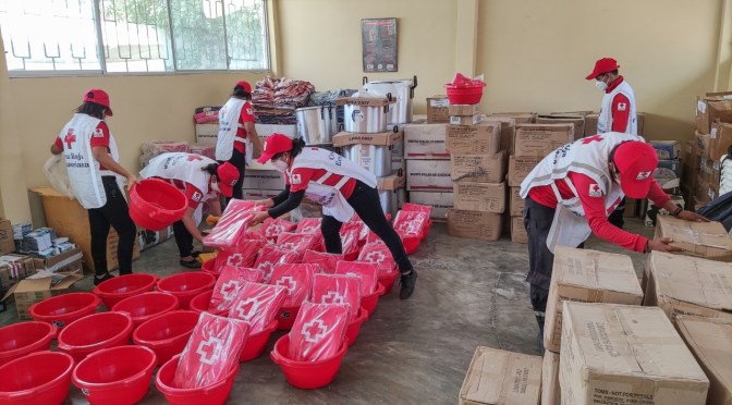 CRUZ ROJA ECUATORIANA ACTIVA SU PLAN DE EMERGENCIA ANTE EL CIERRE DE LA FRONTERA SUR