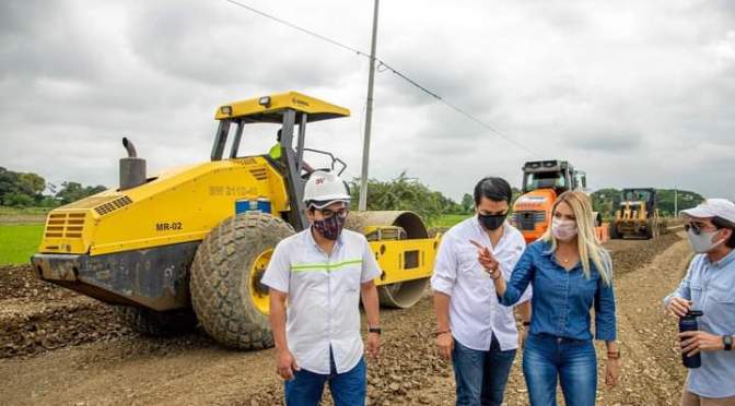 LA VÍA POTOSÍ, EL PAPAYO LA ELVIRA REGISTRA UN AVANCE DEL 75%