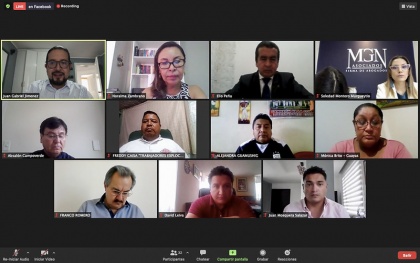 TRABAJADORES DE EXPLOCEN Y PERSONAS DESPEDIDAS PIDEN SANCIÓN PARA MINISTRO DE TRABAJO