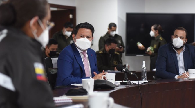 CÚPULA POLICIAL PRESENTÓ SALUDO PROTOCOLARIO AL NUEVO MINISTRO DE GOBIERNO, GABRIEL MARTÍNEZ