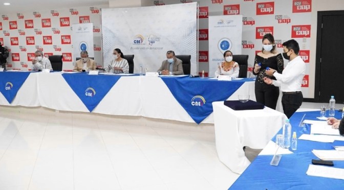 CNE REALIZÓ EL SORTEO PÚBLICO PARA DETERMINAR EL ORDEN DE PARTICIPACIÓN DE LOS CANDIDATOS EN EL DEBATE DE LA SEGUNDA VUELTA ELECTORAL 2021