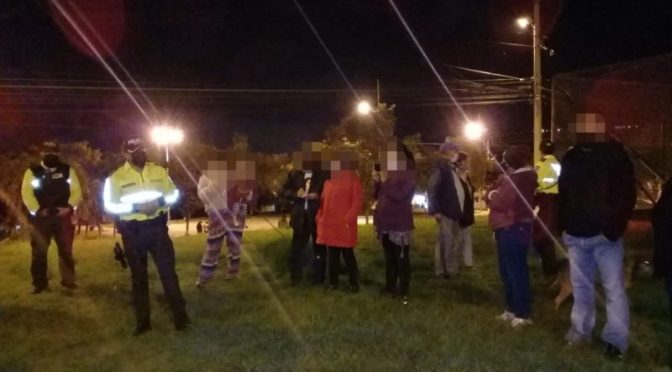 CAMINATA POR LA PAZ PROTAGONIZARON LOS MORADORES DE CARAPUNGO