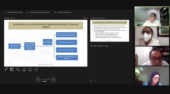 MINISTRO DE FINANZAS Y EL DELEGADO DE JUNTA MONETARIA COMPARECIERON A LA COMISIÓN DE RÉGIMEN ECONÓMICO