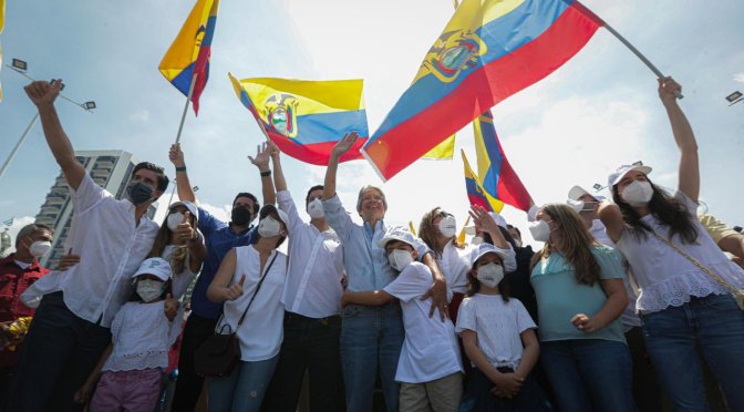 CIERRE DE CAMPAÑA DE GUILLERMO LASSO EN GUAYAQUIL