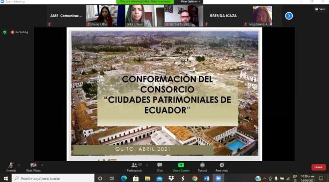 AME y AECID ECUADOR SOCIALIZARON MODELO DE GESTIÓN PARA LA CONFORMACIÓN DEL CONSORCIO DE LAS CIUDADES PATRIMONIALES