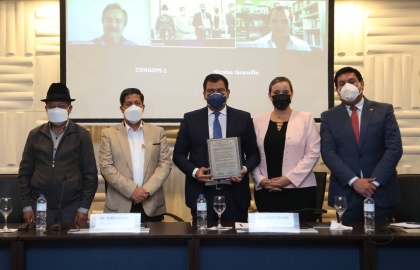 CONGOPE RECONOCE LABOR DEL PRESIDENTE DE LA ASAMBLEA NACIONAL