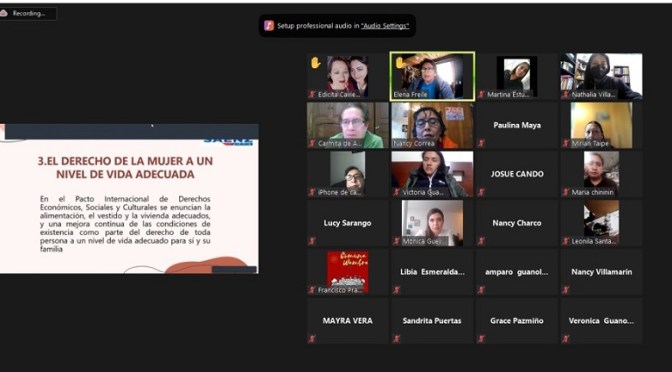 SENSIBILIZACIÓN SOBRE LOS DERECHOS DE LAS MUJERES