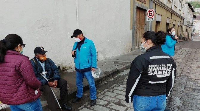 MUNICIPIO ABORDÓ A HABITANTES DE CALLE PARA INVITARLES AL HOGAR DE PAZ