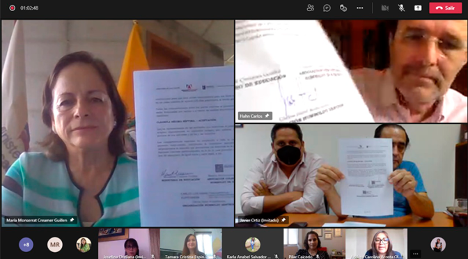 FIRMAN CONVENIO DE COOPERACIÓN PARA FORTALECER LA EDUCACIÓN