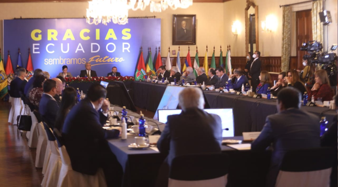 ÚLTIMA SESIÓN DE GABINETE DEL PRESIDENTE LENÍN MORENO