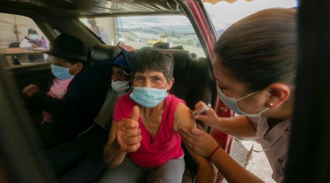 MINISTERIO DE SALUD PÚBLICA HABILITÓ UN NUEVO PUNTO DE VACUNACIÓN EXPRÉS EN ECUADOR PARA ACELERAR EL PROCESO