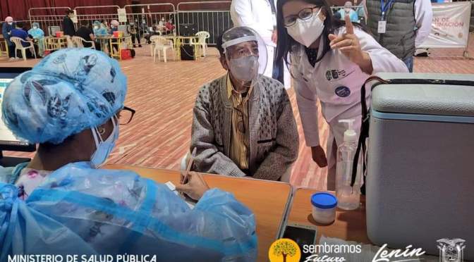 VICEMINISTROS DE SALUD, VERIFICARON EL PROCESO DE VACUNACIÓN EN CHIMBORAZO E IMBABURA