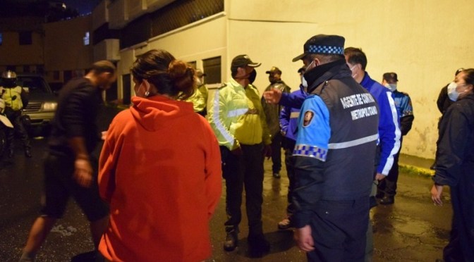 TRABAJO COMUNITARIO POR INDISCIPLINA EN SAN ROQUE