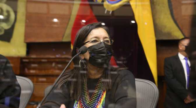 GUADALUPE LLORI PRESIDENTA DE LA ASAMBLEA NACIONAL