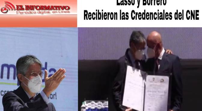 CONCLUYE EL PROCESO ELECTORAL CON LA ENTREGA DE CREDENCIALES A GUILLERMO LASSO Y ALFREDO BORRERO