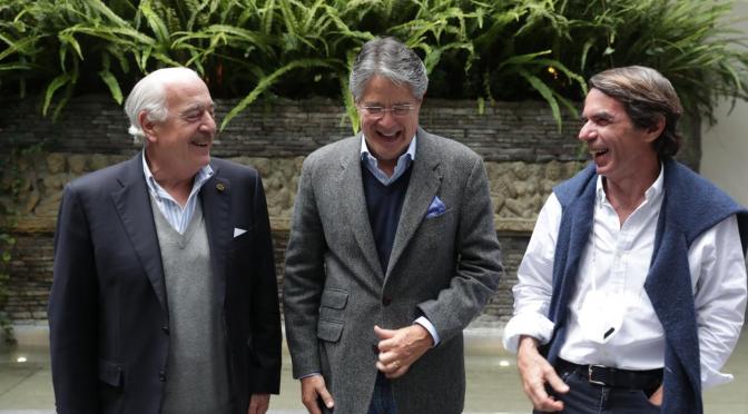 LASSO SE REUNIÓ CON LOS EX-PRESIDENTES DE ESPAÑA Y COLOMBIA