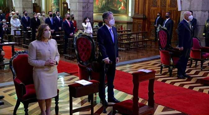 GUILLERMO LASSO ASISTIÓ A LA MISA TEDEUM