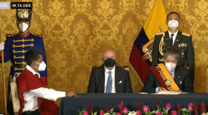 LUIS PACHALA ES EL SECRETARIO DE GESTIÓN Y DESARROLLO DE PUEBLOS Y NACIONALIDADES