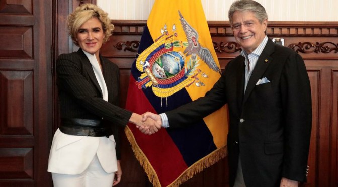 CYNTHIA VITERI SE REUNIÓ CON EL PRESIDENTE LASSO