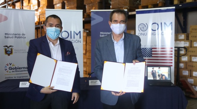 OIM SE UNE AL PLAN DE VACUNACIÓN 9/100 CON LA DONACIÓN DE GUANTES Y BATAS QUIRÚRGICAS PARA EL PERSONAL DE PRIMERA LÍNEA