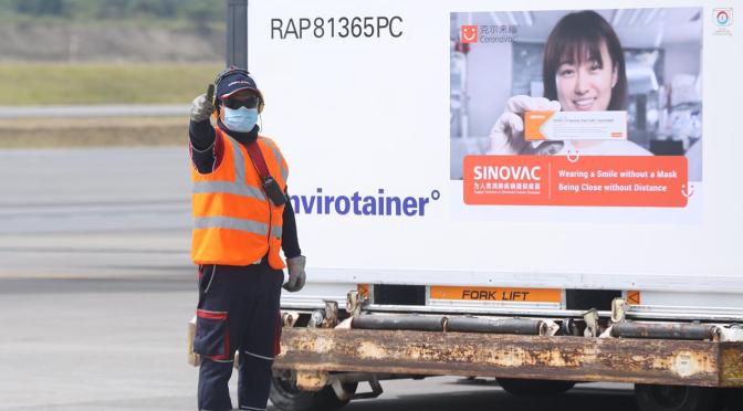 500 MIL NUEVAS VACUNAS DE SINOVAC LLEGARON AL PAÍS