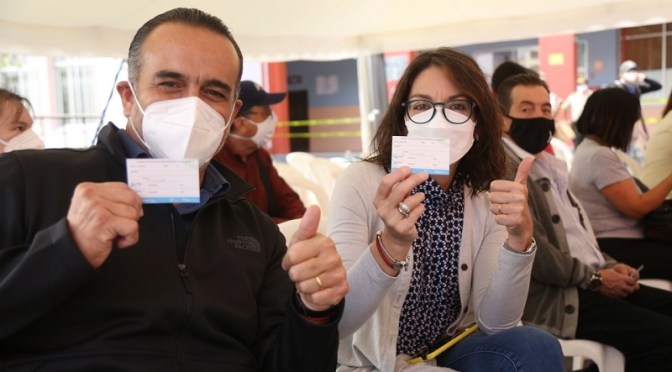 EL TURNO PARA LA MINISTRA DE SALUD QUE SE VACUNÉ LLEGO DE ACUERDO AL CRONOGRAMA DE RANGOS DE EDAD DEL PLAN DE VACUNACIÓN 9/100