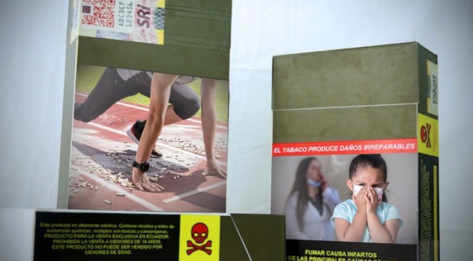 ECUADOR PRESENTA X RONDA DE ADVERTENCIAS SANITARIAS PARA ENVASES DE PRODUCTOS DE TABACO