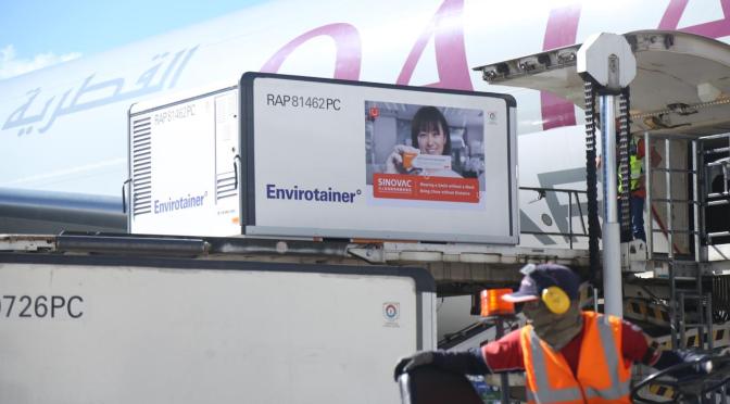 CERCA DE 1’600.000 DOSIS CONTRA LA COVID-19 DE SINOVAC Y PFIZER INGRESARON AL PAÍS