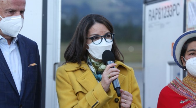 XIMENA GARZÓN ECUADOR TIENE PROGRAMADO RECIBIR 10 MILLONES DE DOSIS CONTRA LA COVID-19 EN JULIO