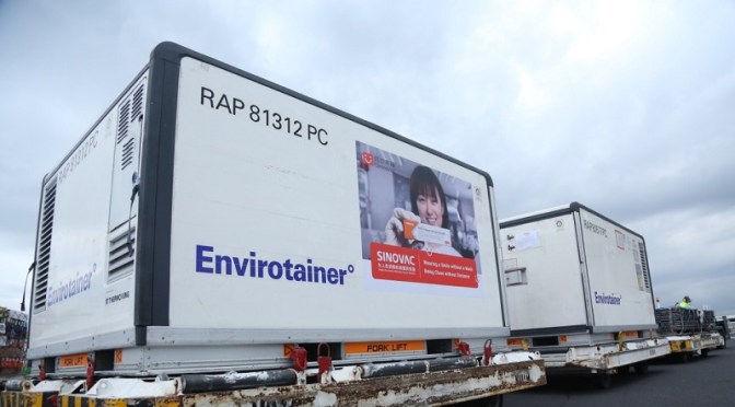 2 MILLONES DE DOSIS DE LA VACUNA SINOVAC LLEGARON AL PAÍS