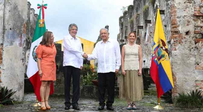 PRESIDENTE LASSO BUSCA ESTRECHAR LAZOS DE AMISTAD CON MÉXICO
