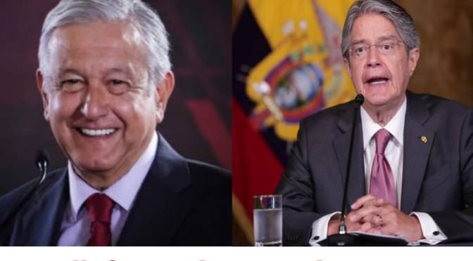 LOS PRESIDENTES DE MÉXICO Y ECUADOR SE REUNIERÓN DE MANERA OFICIAL