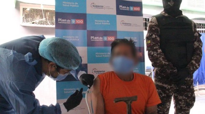 VACUNAN A PERSONAS PRIVADAS DE LIBERTAD CONTRA LA COVID-19