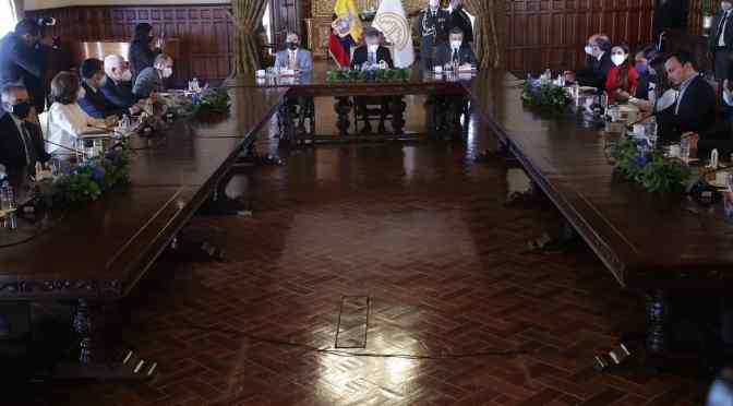 ECUADOR ESTABLECE PRIORIDADES DE SU AGENDA EN LA PRESIDENCIA DE LA CAN