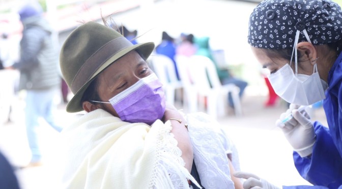 EL PLAN DE VACUNACIÓN 9/100 LLEGÓ A LOS PUEBLOS Y NACIONALIDADES DEL ECUADOR