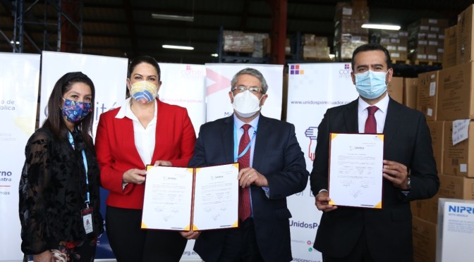 NUEVA DONACIÓN DE INSUMOS DEL COMITÉ EMPRESARIAL ECUATORIANO Y AEADE PARA COMBATIR PANDEMIA POR COVID-19