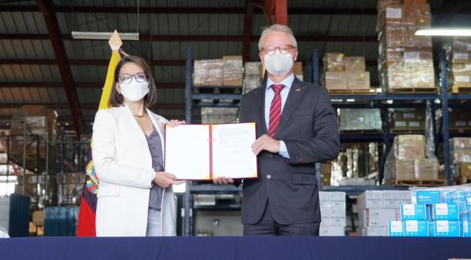 ALEMANIA APORTA CON 50 RESPIRADORES Y 5.000 MIL OXÍMETROS DE PULSO PARA EL SISTEMA DE SALUD DE ECUADOR