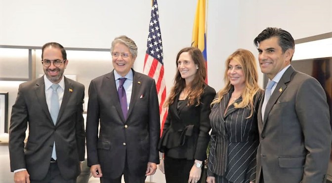 ECUATORIANOS RESIDENTES EN ESTADOS UNIDOS DIALOGARON CON EL PRESIDENTE LASSO