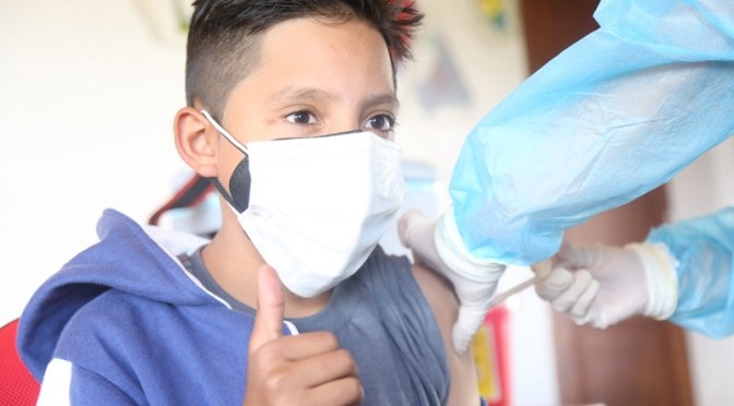 <strong>VACUNACIÓN A POBLACIÓN DE 15 A 12 AÑOS</strong>