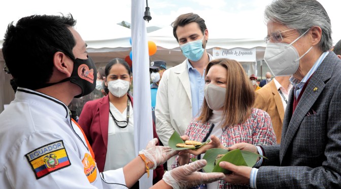 <strong>PRESIDENTE LASSO INAUGURÓ LA FERIA GASTRONÓMICA EN EL CANTÓN MEJÍA</strong>