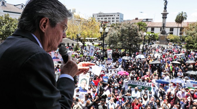 <strong>UNA CONCENTRACIÓN DE RESPALDO AL PRESIDENTE LASSO</strong>