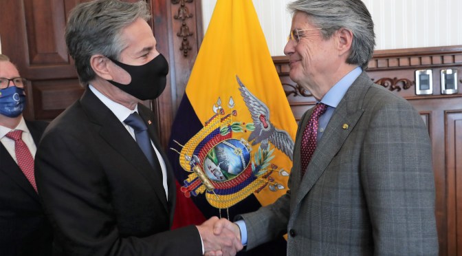 <strong>LA COOPERACIÓN EN SEGURIDAD Y LUCHA CONTRA EL NARCOTRÁFICO, UNO DE LOS PUNTOS DE ENCUENTRO ENTRE ESTADOS UNIDOS Y ECUADOR</strong>
