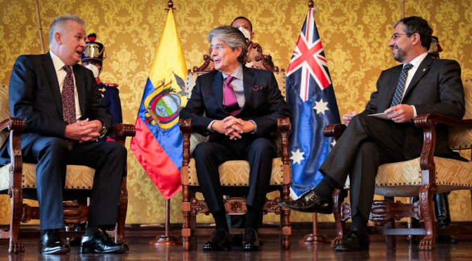 <strong>PRESIDENTE DE LA REPÚBLICA RECIBIÓ CREDENCIALES DEL EMBAJADOR DE AUSTRALIA</strong><strong></strong>