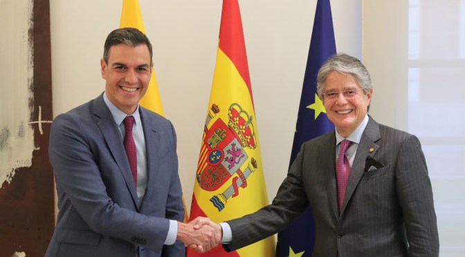 <strong>ECUADOR FORTALECE LAS RELACIONES CON ESPAÑA TEMAS DE COOPERACIÓN Y SEGURIDAD</strong>