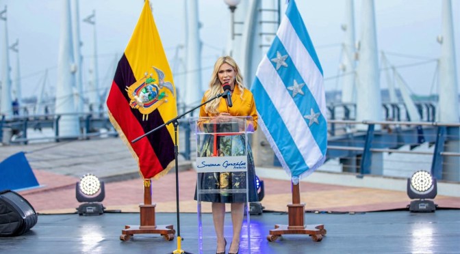 PREFECTA DEL GUAYAS LOGRÓ EL AVAL PARA CONTRATACIÓN DEL DRAGADO EN EL RÍO GUAYAS