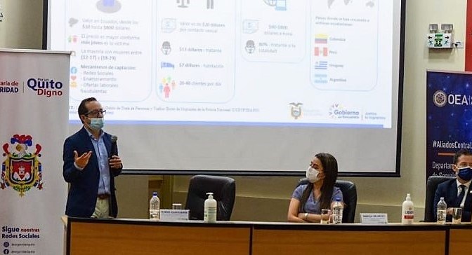 QUITO ANALIZA LA TRATA DE PERSONAS EN MESA DE TRABAJO