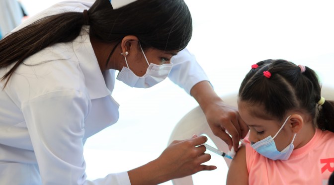<strong>ÁGIL PROCESO DE VACUNACIÓN INFANTIL CONTRA LA COVID-19 EN GUAYAQUIL</strong>