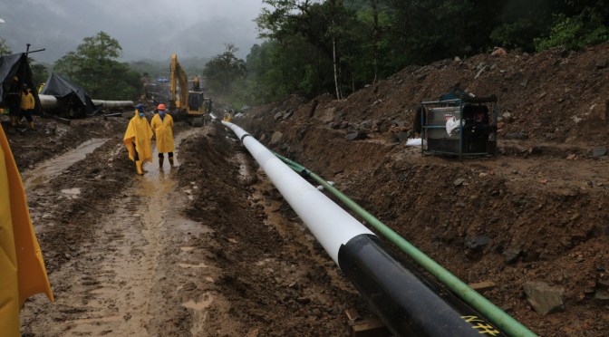 <strong>LA CONSTRUCCIÓN DE LA SEPTIMA VARIANTE REGISTRA UN AVANCE DEL 91% EN EL SOTE Y DEL 62,2% EN EL OCP</strong>