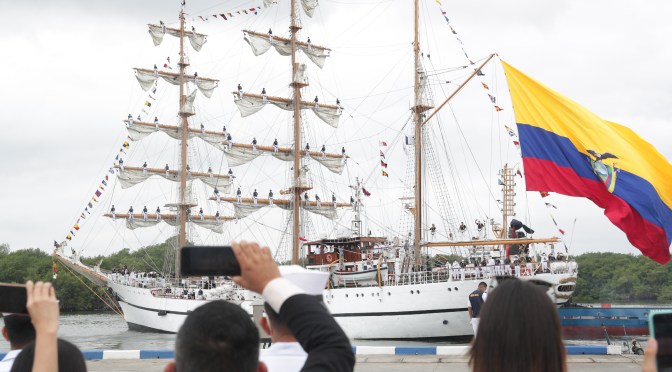 <strong>GOBIERNO RESPALDA &nbsp;A LA ARMADA DEL ECUADOR DIJO PRESIDENTE LASSO EN LA DESPEDIDA DEL BUQUE ESCUELA GUAYAS</strong>