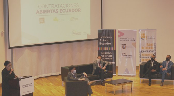 <strong>SERCOP PRESENTÓ LA PLATAFORMA CONTRATACIONES ABIERTAS ECUADOR</strong><strong></strong>